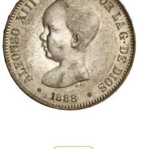 Vender monedas de plata del Infante Alfonso XIII o 'pelón'