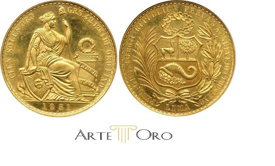 moneda Sol de oro de Perú