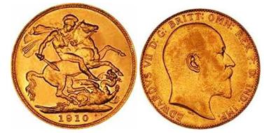 Soberano de Reino Unido para vender monedas de oro